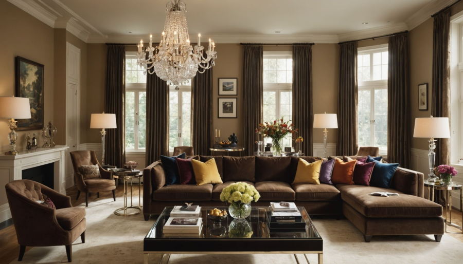 Where to place crystal lamps for the best effect ?